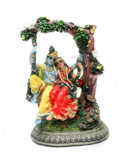 Radha Krishna On Swing (Julan Yatra)  15 Cm.