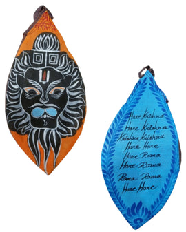 Narsimbha Face Hand Printed Bead Bags