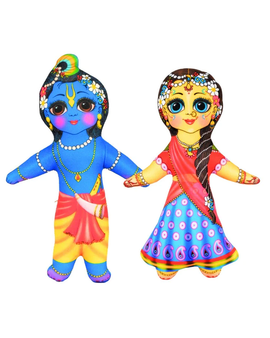 Radha Krishna Soft Toys (Small)
