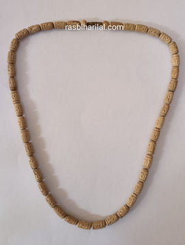 Tulsi Neckbead with Radha Name Carved Beads