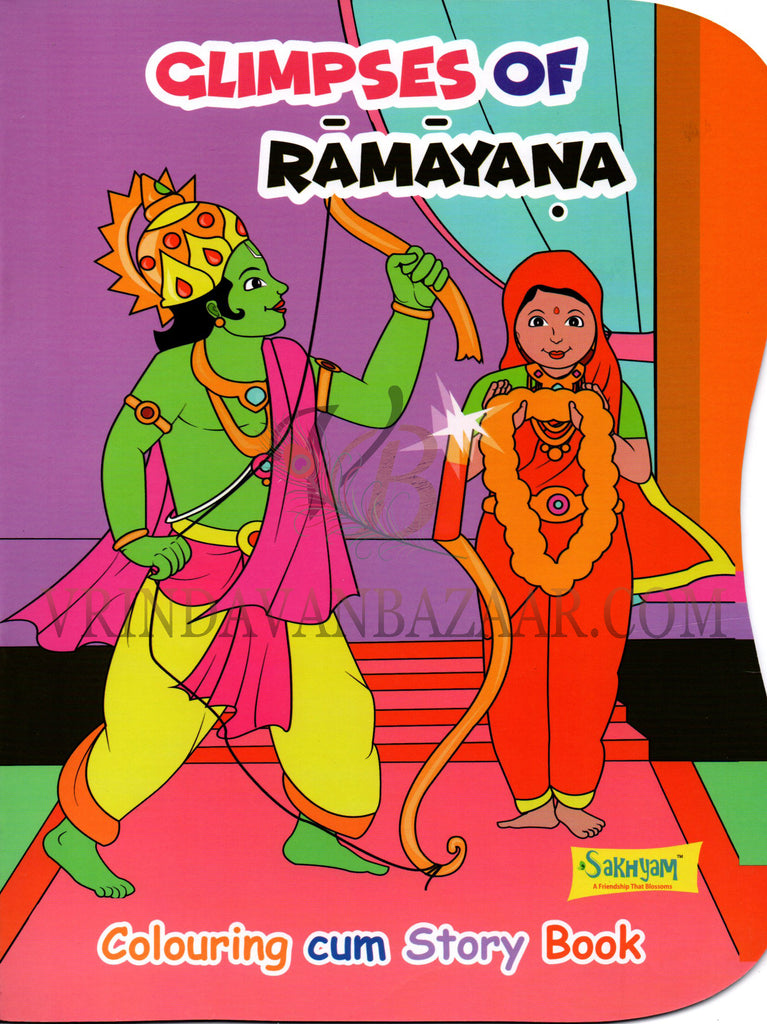 Glimpses Of Ramayana Colouring Cum Stpry Book