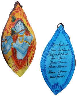 Krishna Flute Hand Printed Bead Bags
