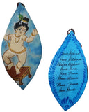 Bal Krishna Hand Painted Bead Bags