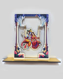 Wooden Beautiful Radha Krishna On Swing