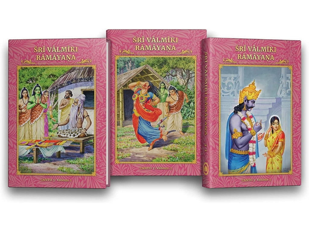 Sri Valmiki Ramayana (Canto 3 in 3 Volumes)