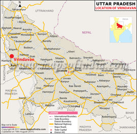 Vrindavana  Map