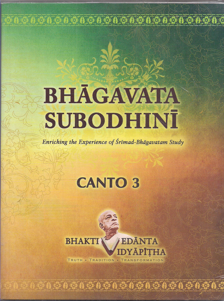 Bhagavata Subodhini Canto 3