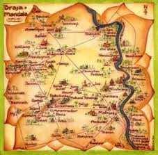 Braja Mandala Map (Small) Pack Of 25